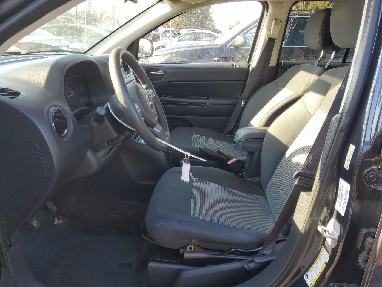 2014 Jeep Compass VIN 1C4NJDBB9ED774255 Copart auction photo, rear end damage thumbnail 7