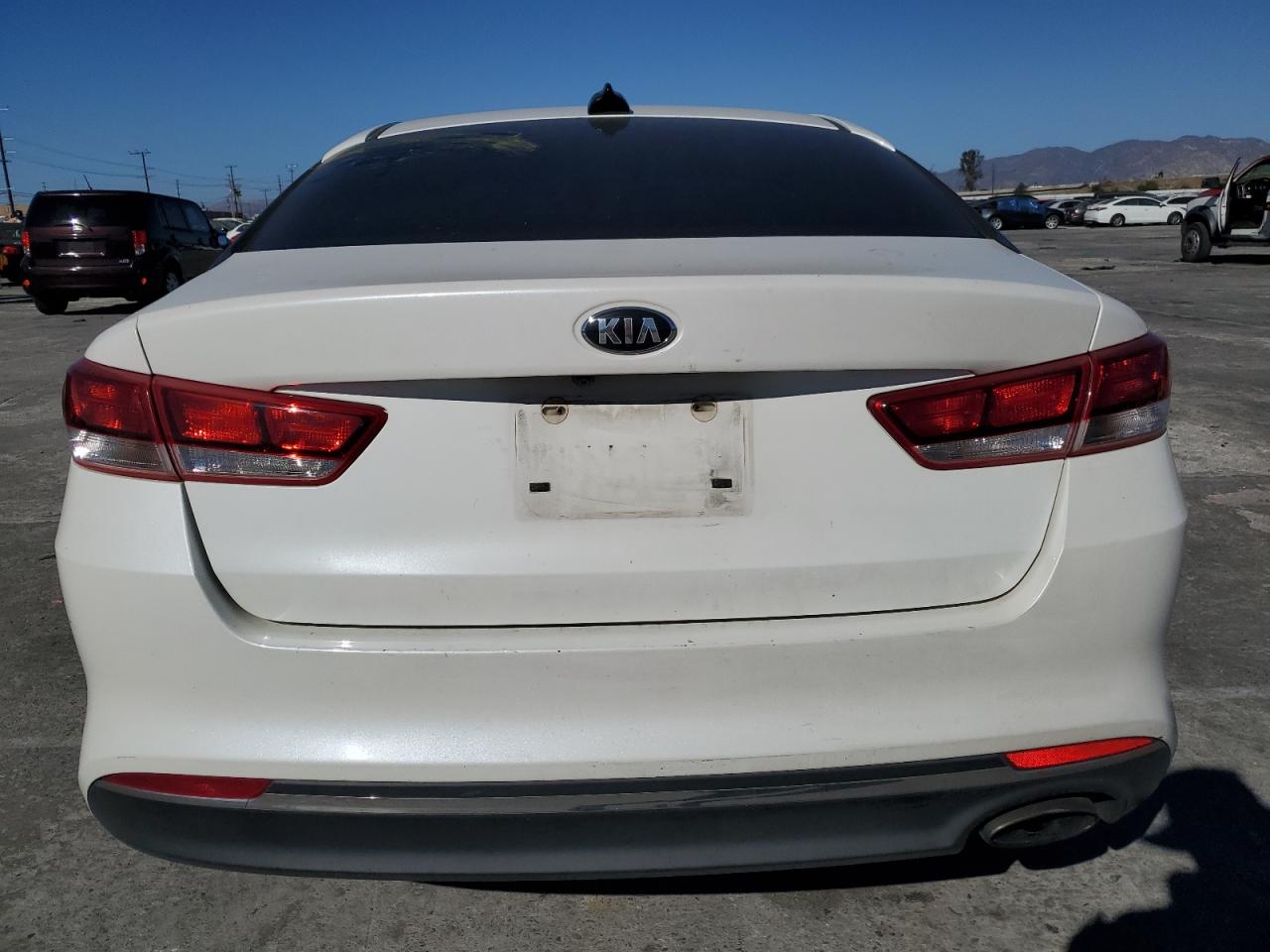2016 KIA Optima VIN KNAGT4L32G5077675 Copart auction photo, all over damage thumbnail 6