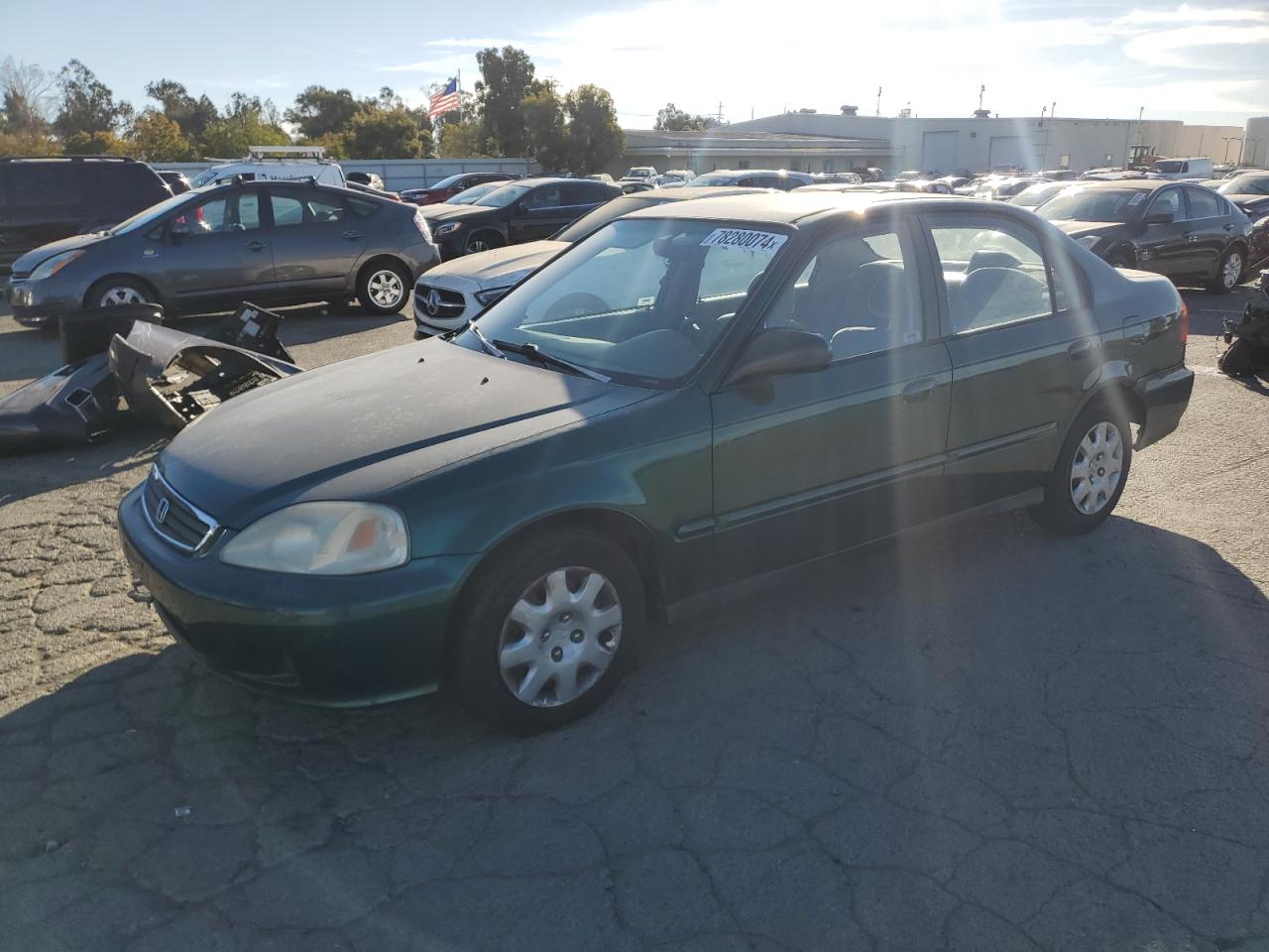 1999 Honda Civic VIN 2HGEJ6617XH517275