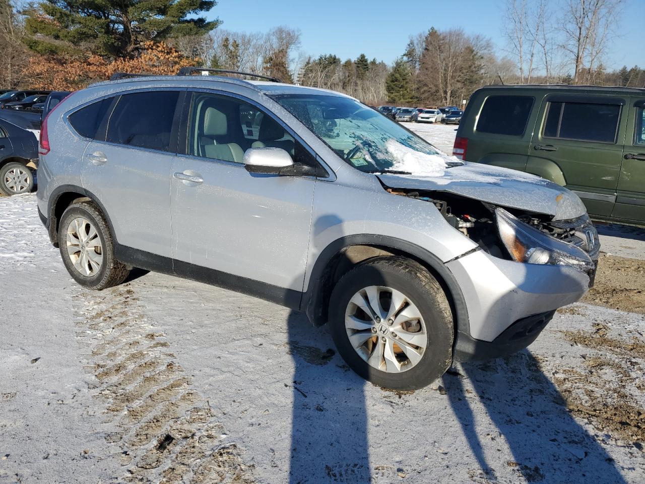2013 Honda CR-V VIN 2HKRM4H70DH625317 Copart auction photo, front end damage thumbnail 4