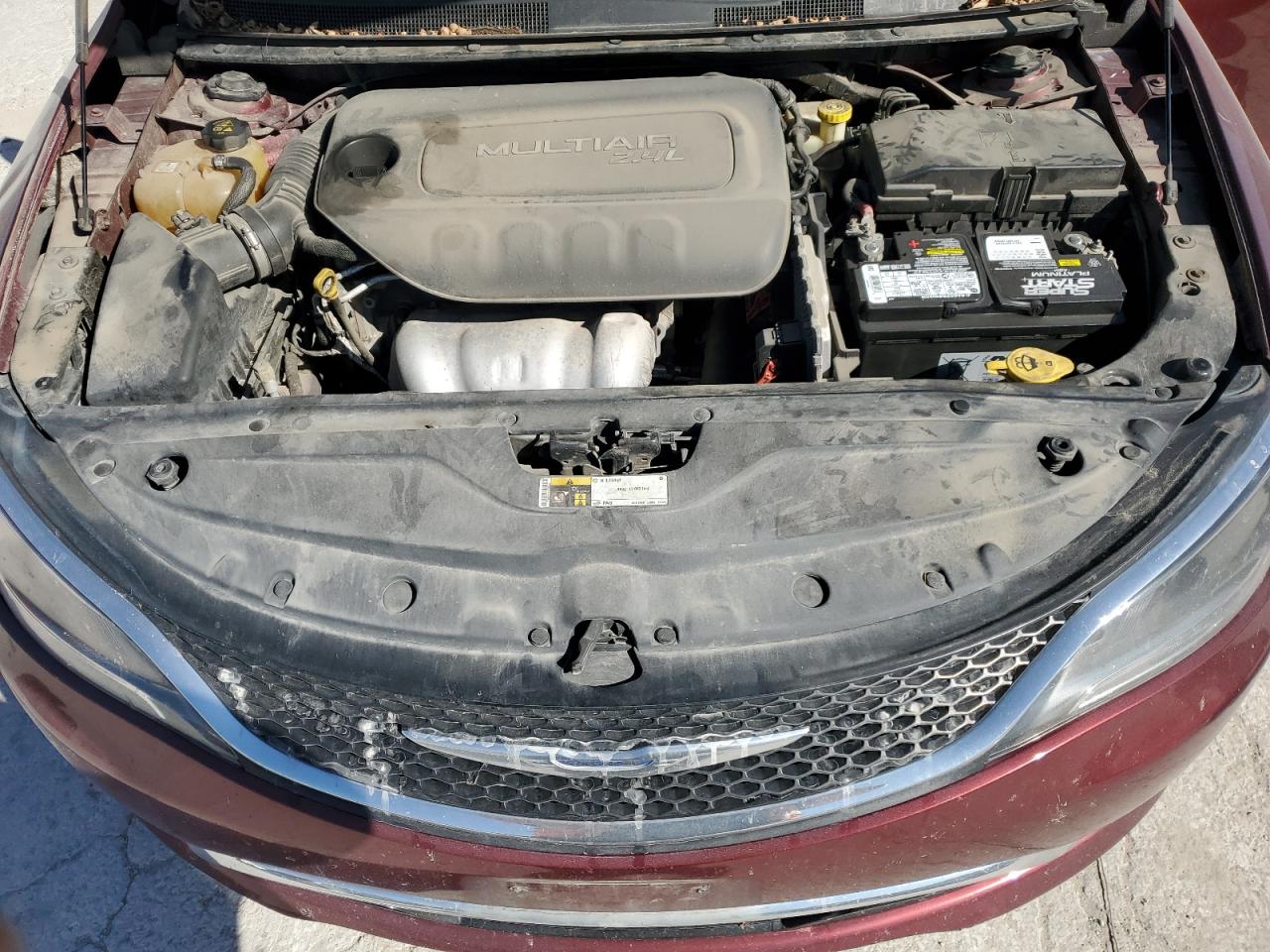 2015 Chrysler 200 VIN 1C3CCCAB4FN594078 Copart auction photo, rear end damage thumbnail 11