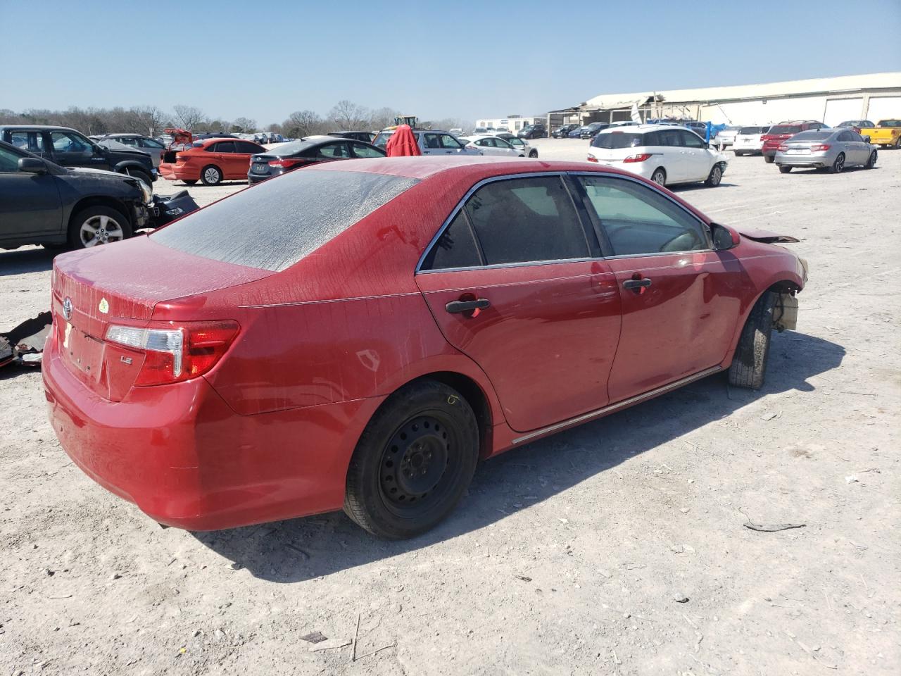 2013 Toyota Camry VIN 4T1BF1FK8DU693867 Copart auction photo, front end damage thumbnail 3