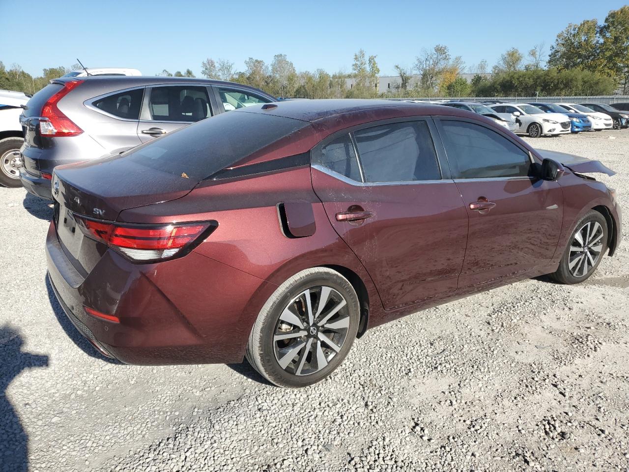 2022 Nissan Sentra VIN 3N1AB8CV1NY313255 Copart auction photo, front end damage thumbnail 3