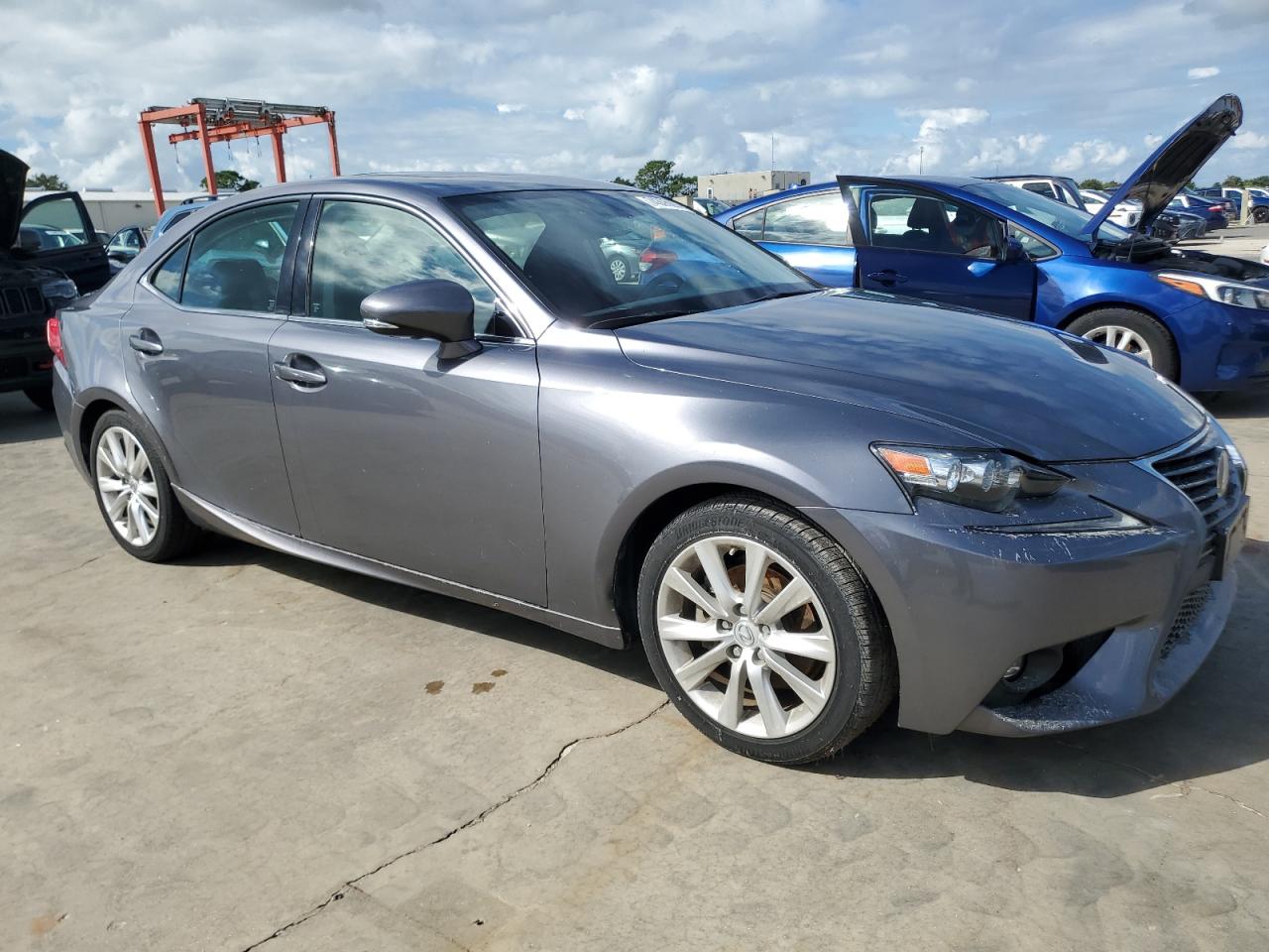 2015 Lexus IS VIN JTHCF1D26F5020809 Copart auction photo, water/flood damage thumbnail 4