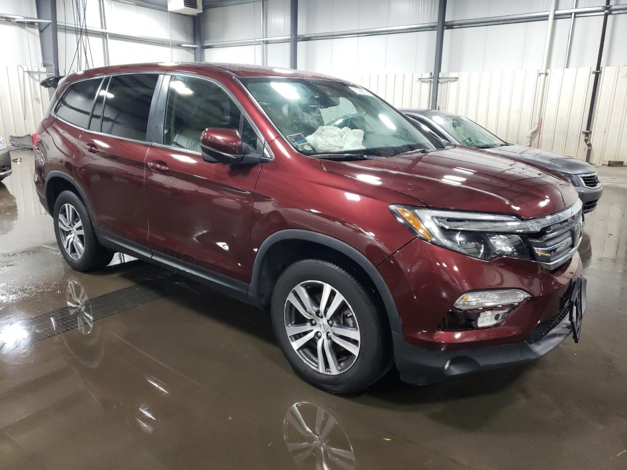 2018 Honda Pilot VIN 5FNYF6H62JB034148 Copart auction photo, front end damage thumbnail 4