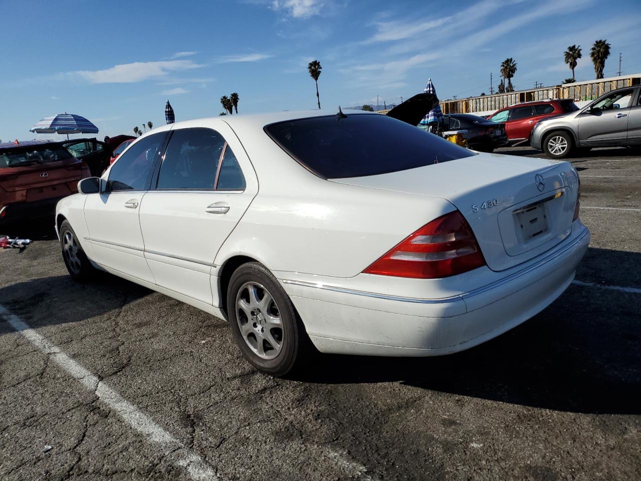 2002 Mercedes-Benz S-klasse VIN WDBNG70J82A237141 Copart auction photo, side / minor dent/scratches damage thumbnail 2