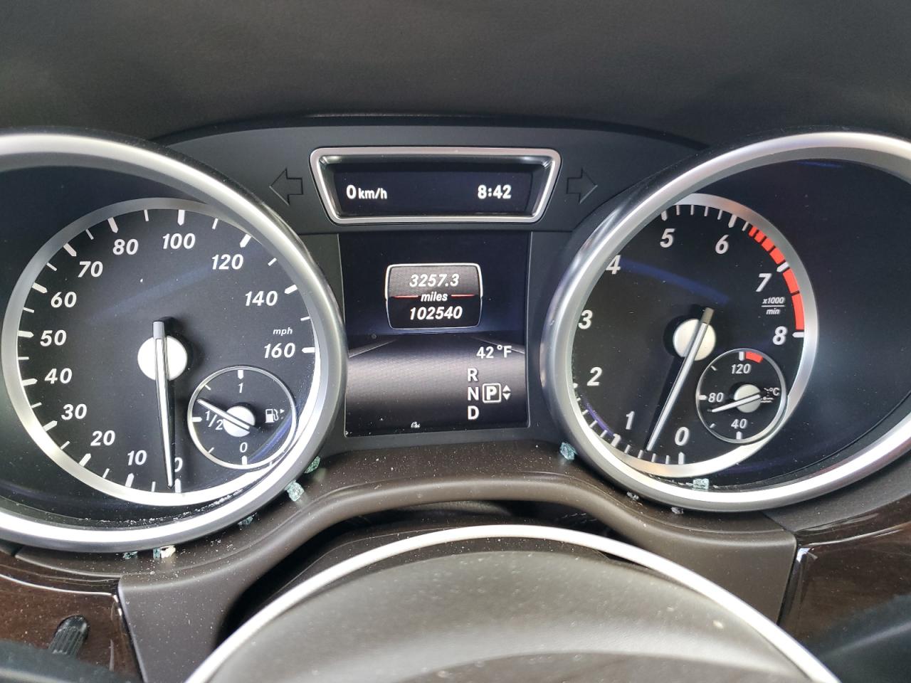 2014 Mercedes-Benz M-klasse VIN 4JGDA5HB3EA274839 Copart auction photo, side damage thumbnail 9