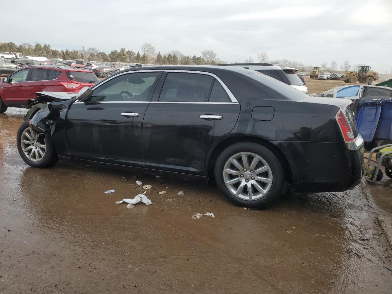 2013 Chrysler 300 VIN 2C3CCAET8DH523673 Copart auction photo, front end / side damage thumbnail 2