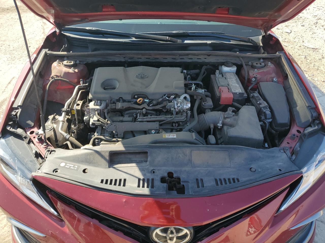 2022 Toyota Camry VIN 4T1C11AK6NU621609 Copart auction photo, front end / hail damage thumbnail 11