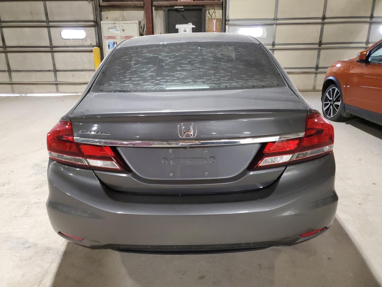 2013 Honda Civic VIN 2HGFB2F89DH522433 Copart auction photo, side / rear end damage thumbnail 6