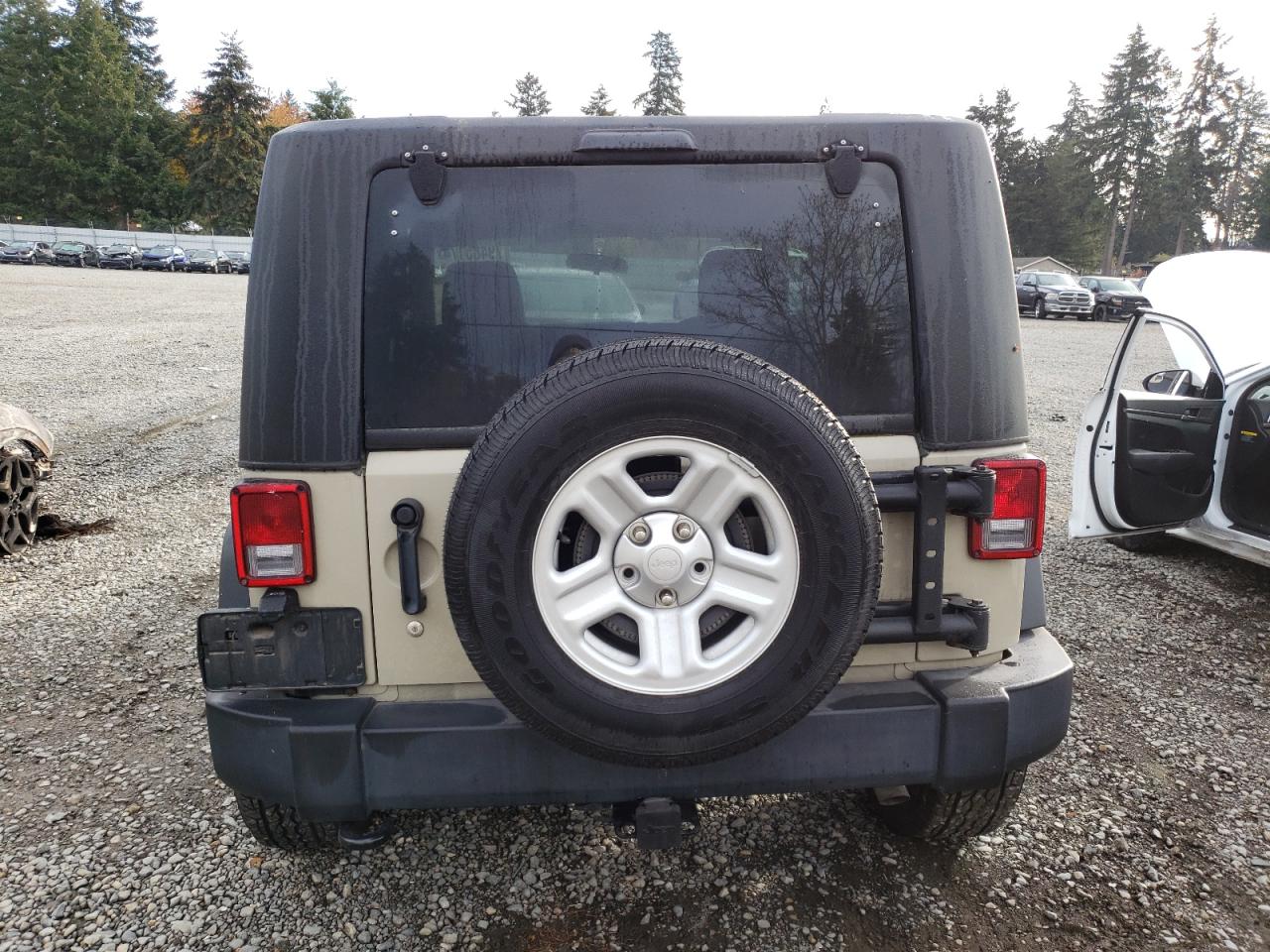 2017 Jeep Wrangler VIN 1C4AJWAG8HL604146 Copart auction photo, front end damage thumbnail 6