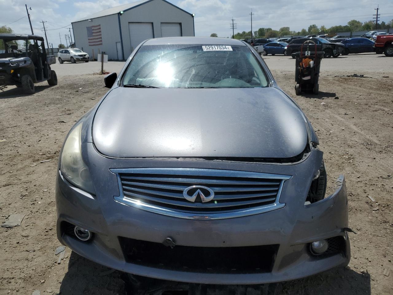 2013 Infiniti G VIN JN1CV6AR0DM352026 Copart auction photo, all over / undercarriage damage thumbnail 5