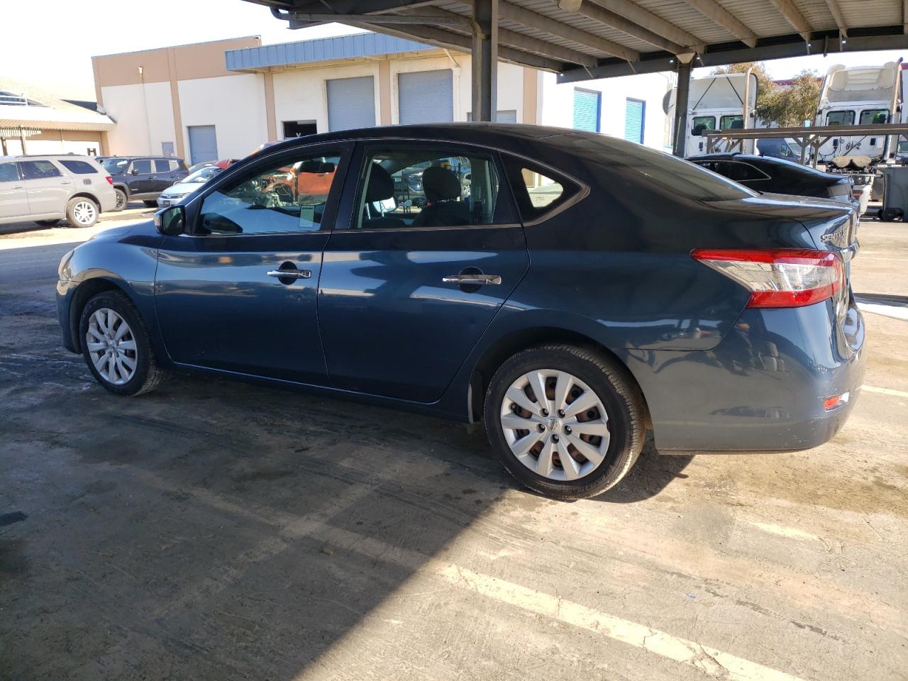 2014 Nissan Sentra VIN 3N1AB7AP9EY2342 Copart auction photo, side damage thumbnail 2