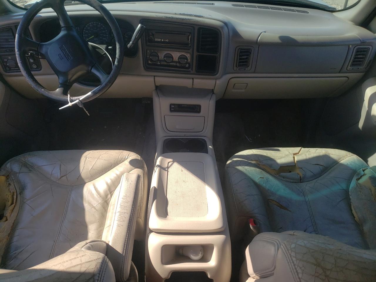 2001 GMC Yukon VIN 3GKFK16T41G222649 Copart auction photo, front end / side damage thumbnail 8