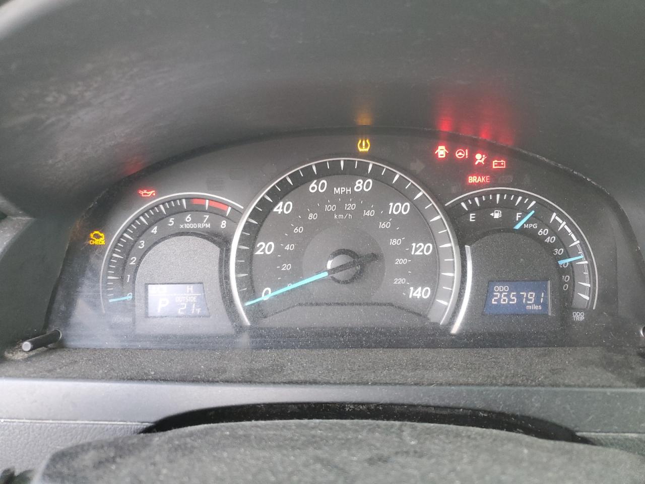 2012 Toyota Camry VIN 4T4BF1FK4CR193032 Copart auction photo, mechanical / front end damage thumbnail 9