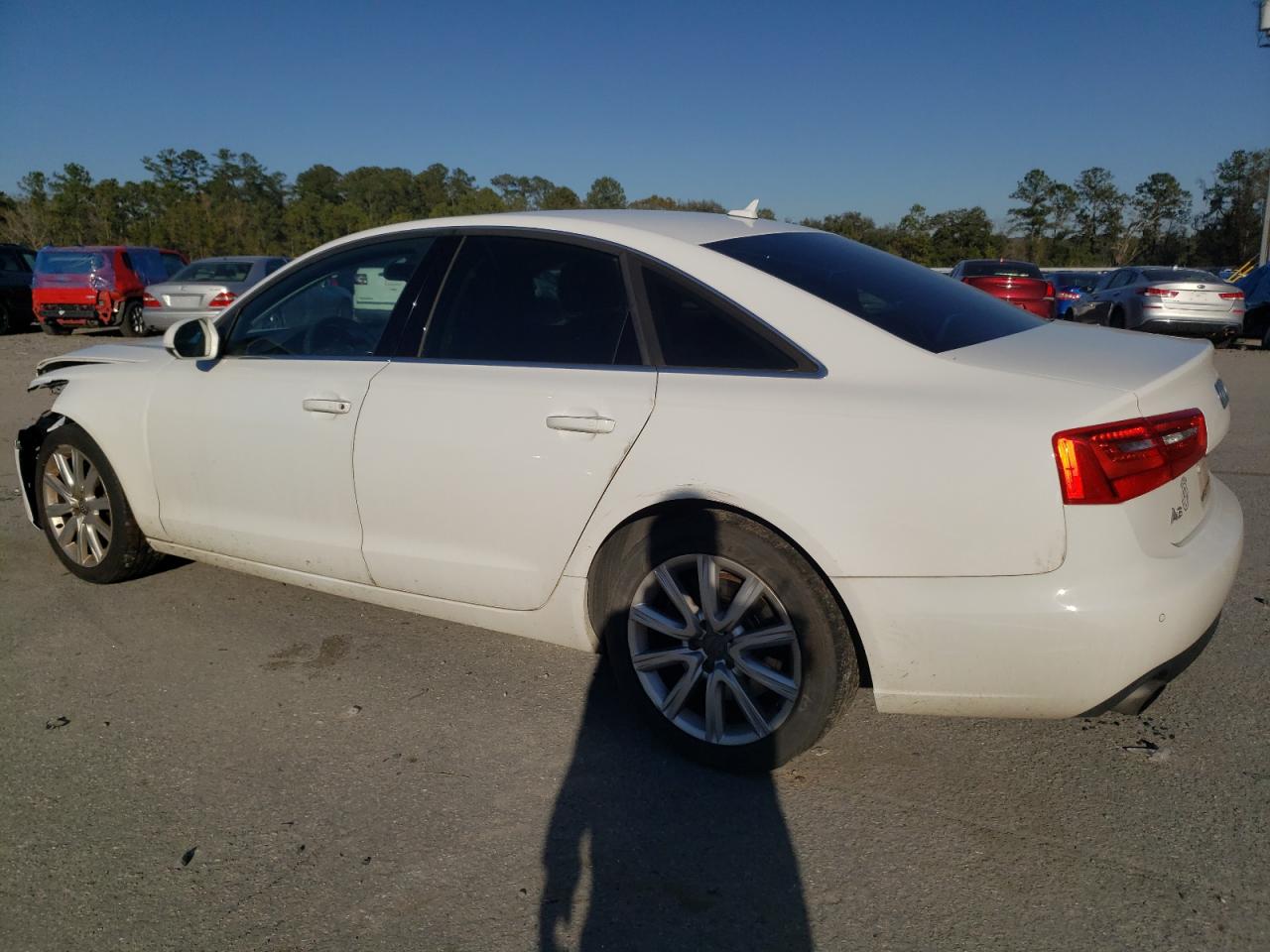 2014 Audi A6 VIN WAUGFAFC5EN146695 Copart auction photo, front end damage thumbnail 2