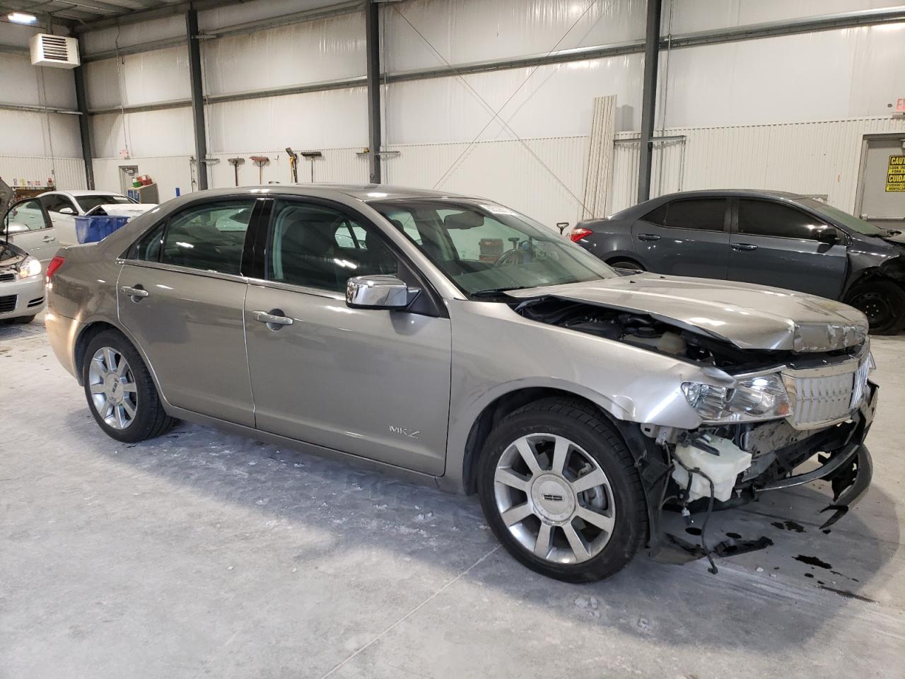 2008 Lincoln MKZ VIN 3LNHM26T28R665249 Copart auction photo, front end / hail damage thumbnail 4