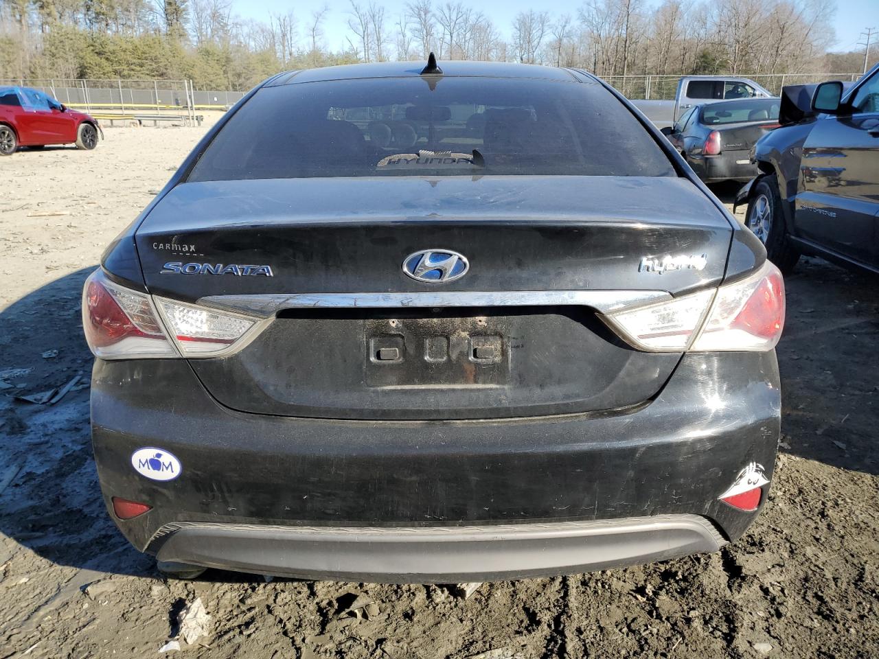 2011 Hyundai Sonata VIN KMHEC4A44BA016717 Copart auction photo, side damage thumbnail 6