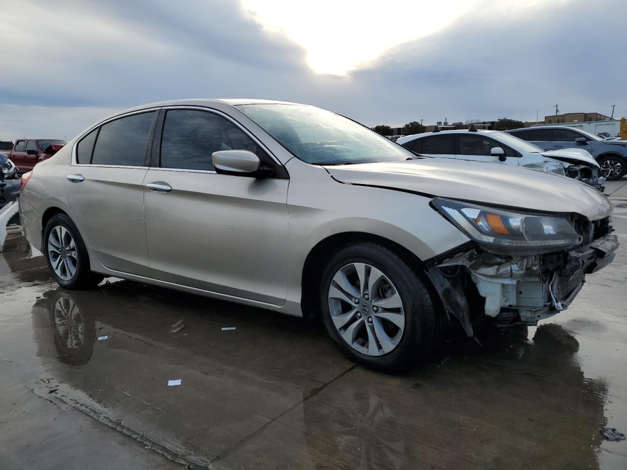 2014 Honda Accord VIN 1HGCR2F31EA299484 Copart auction photo, front end / rear end damage thumbnail 4