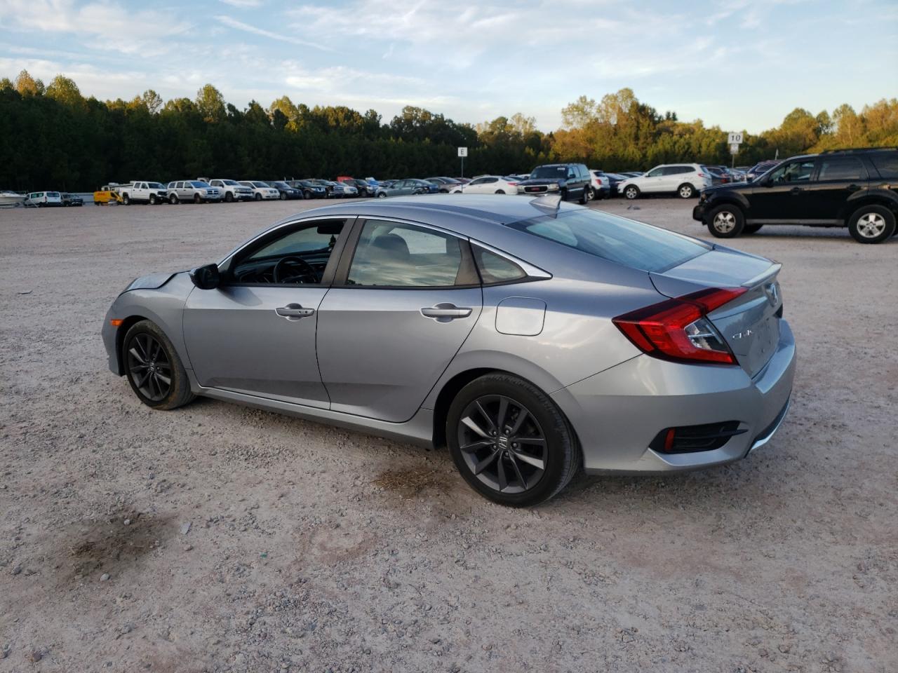 2021 Honda Civic VIN 19XFC1F36ME003815 Copart auction photo, side damage thumbnail 2