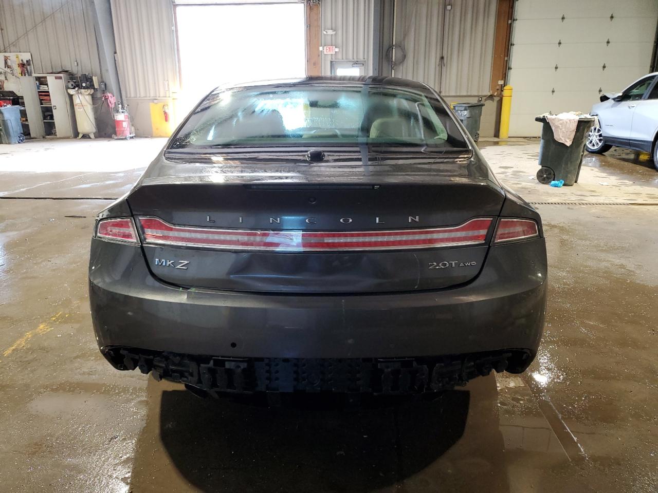 2017 Lincoln MKZ VIN 3LN6L5F99HR629736 Copart auction photo, front end / rear end damage thumbnail 6