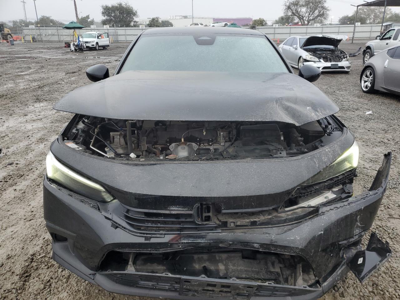 2022 Honda Civic VIN 2HGFE2F54NH590539 Copart auction photo, front end damage thumbnail 5