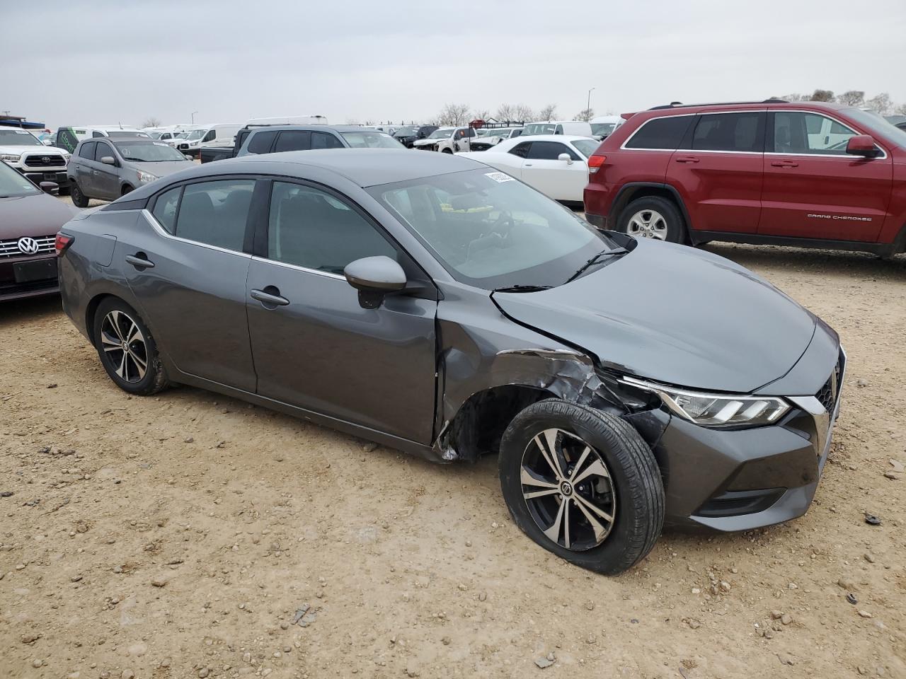 2021 Nissan Sentra VIN 3N1AB8CV7MY223445 Copart auction photo, undercarriage / front end damage thumbnail 4