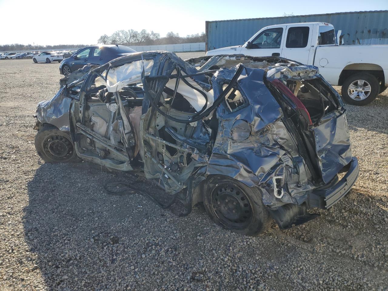 2017 Honda Fit VIN 3HGGK5G5XHM714137 Copart auction photo, all over damage thumbnail 2
