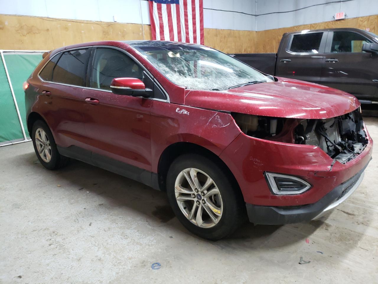 2018 Ford Edge VIN 2FMPK4J94JBB57815 Copart auction photo, front end / minor dent/scratches damage thumbnail 4