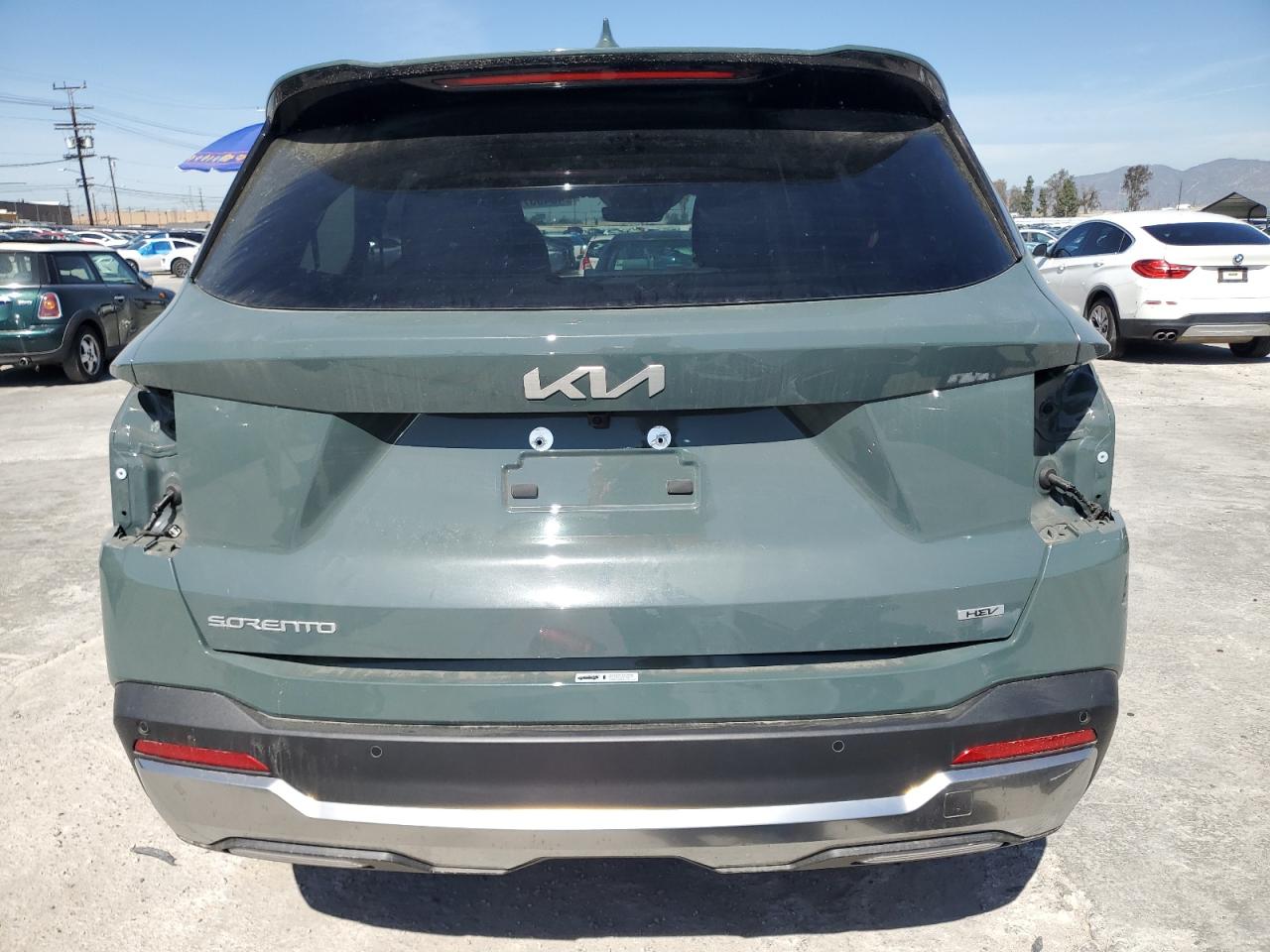 2025 KIA Sorento VIN KNDRH4JGXS5302257 Copart auction photo, rear end damage thumbnail 6
