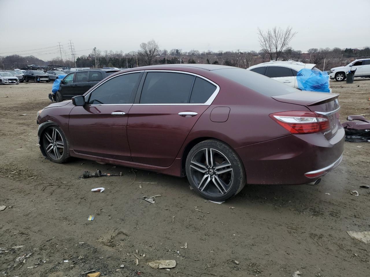 2017 Honda Accord VIN 1HGCR2F59HA155901 Copart auction photo, front end damage thumbnail 2