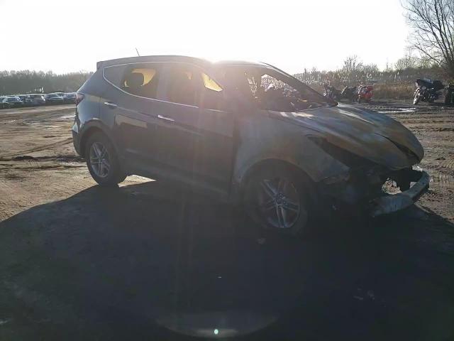 2018 Hyundai Santa Fe VIN 5XYZT3LB4JG546552 Copart auction photo, burn / undercarriage damage thumbnail 11