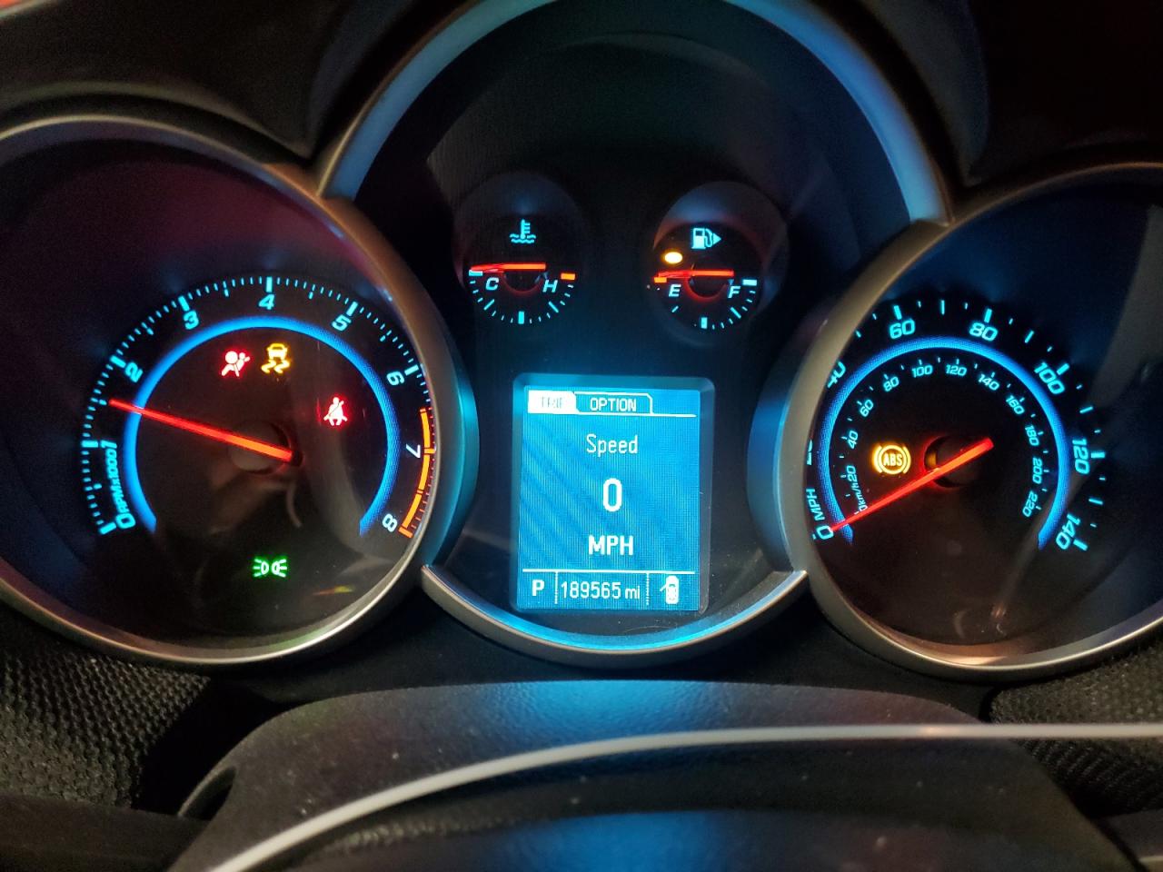 2014 Chevrolet Cruze VIN 1G1PC5SB7E7164130 Copart auction photo, side / front end damage thumbnail 9