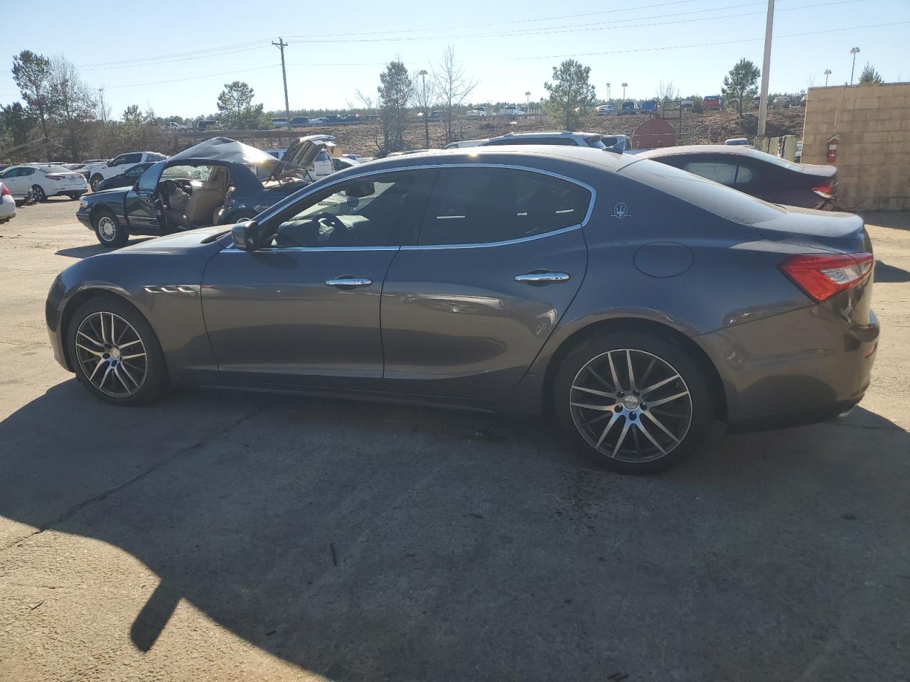 2014 Maserati Ghibli VIN ZAM57XSA2E1094184 Copart auction photo, mechanical damage thumbnail 2