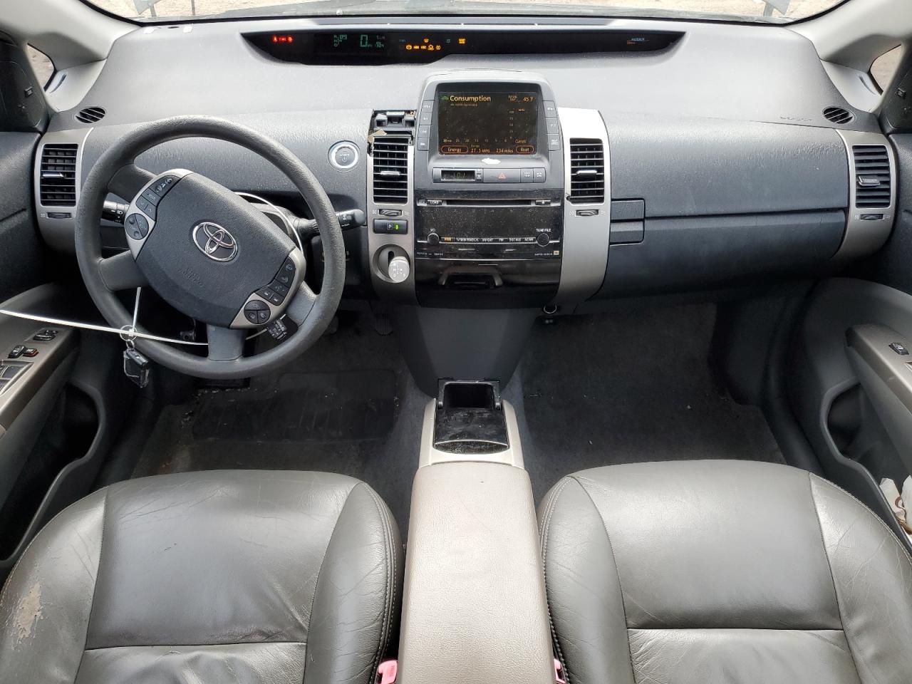 2007 Toyota Prius VIN JTDKB20U273287187 Copart auction photo, side / front end damage thumbnail 8
