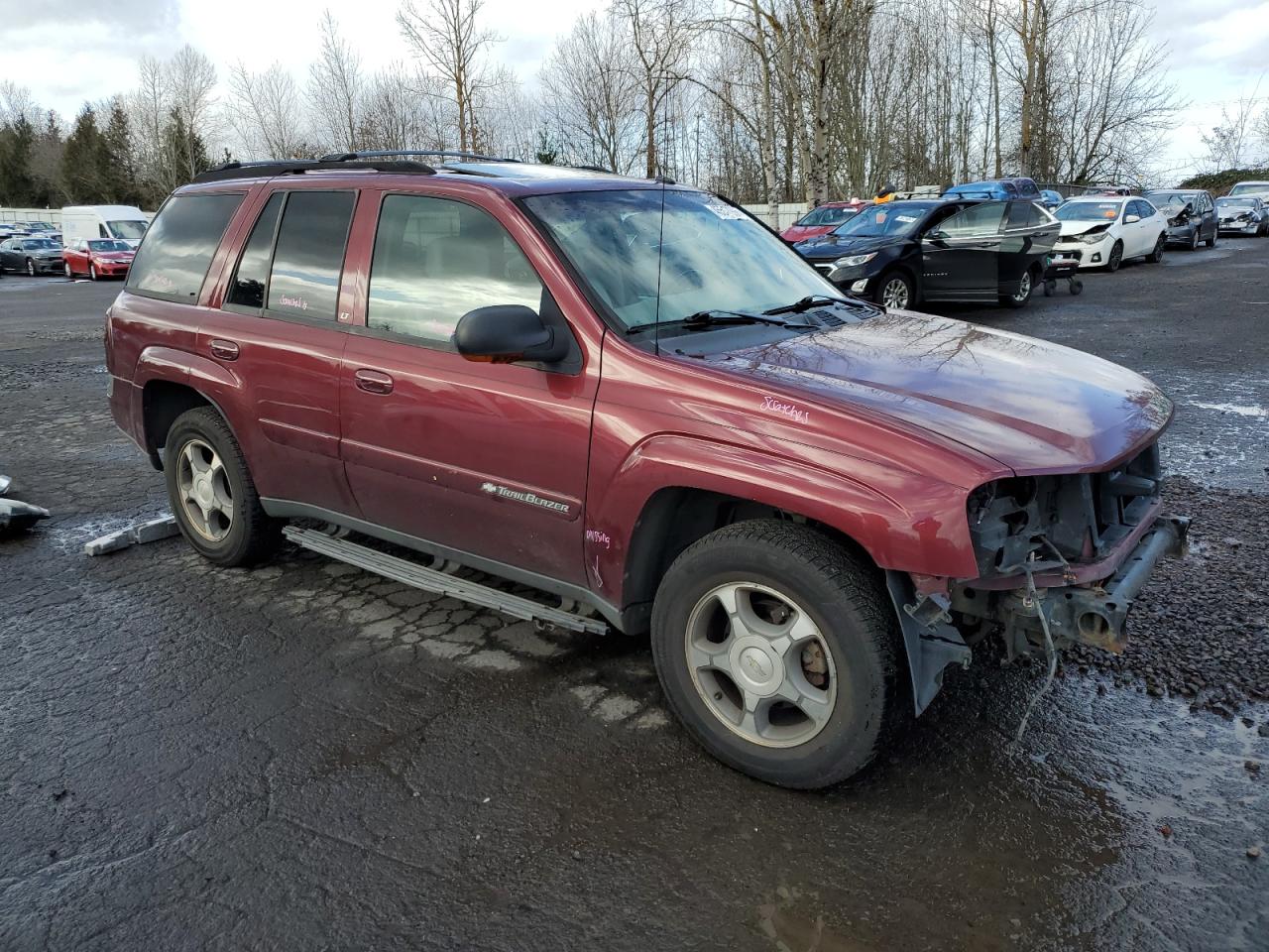 2004 Chevrolet TrailBlazer VIN 1GNDT13S042383001 Copart auction photo, front end damage thumbnail 4