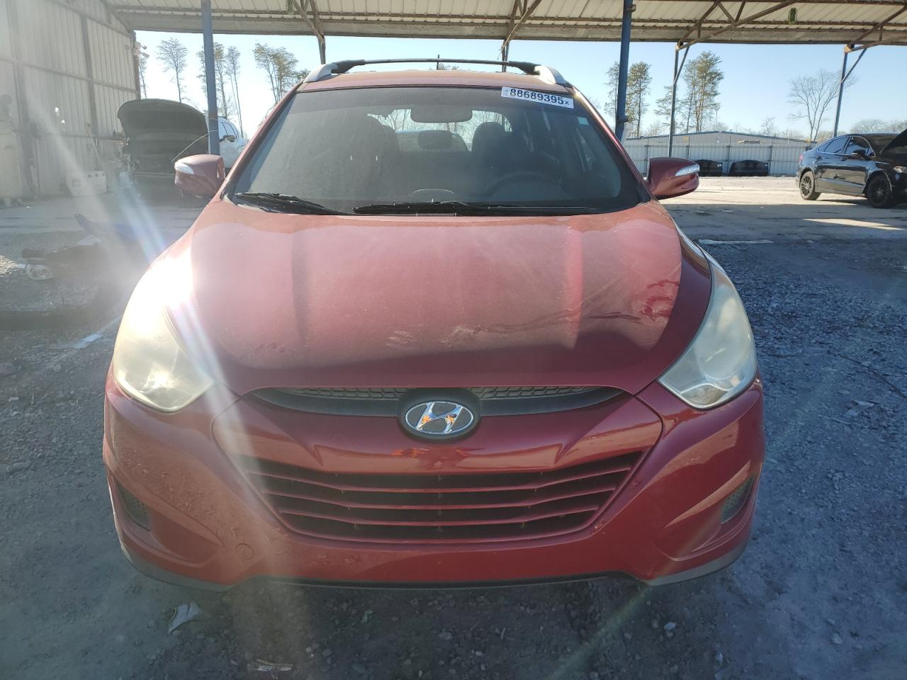 2012 Hyundai Tucson VIN KM8JU3AC6CU488642 Copart auction photo, rear end / minor dent/scratches damage thumbnail 5