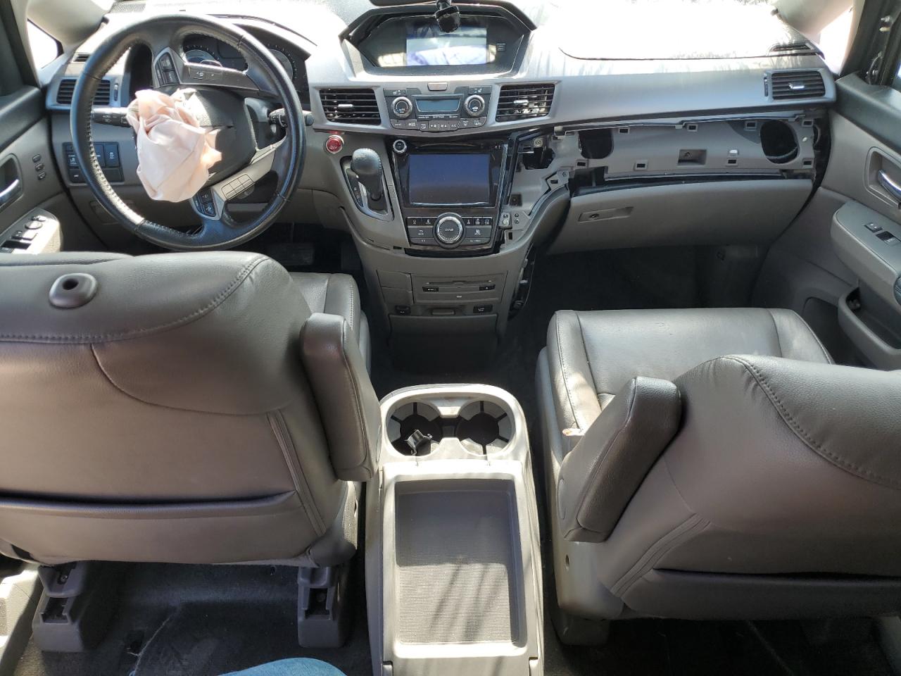 2014 Honda Odyssey VIN 5FNRL5H94EB060418 Copart auction photo, front end / side damage thumbnail 8