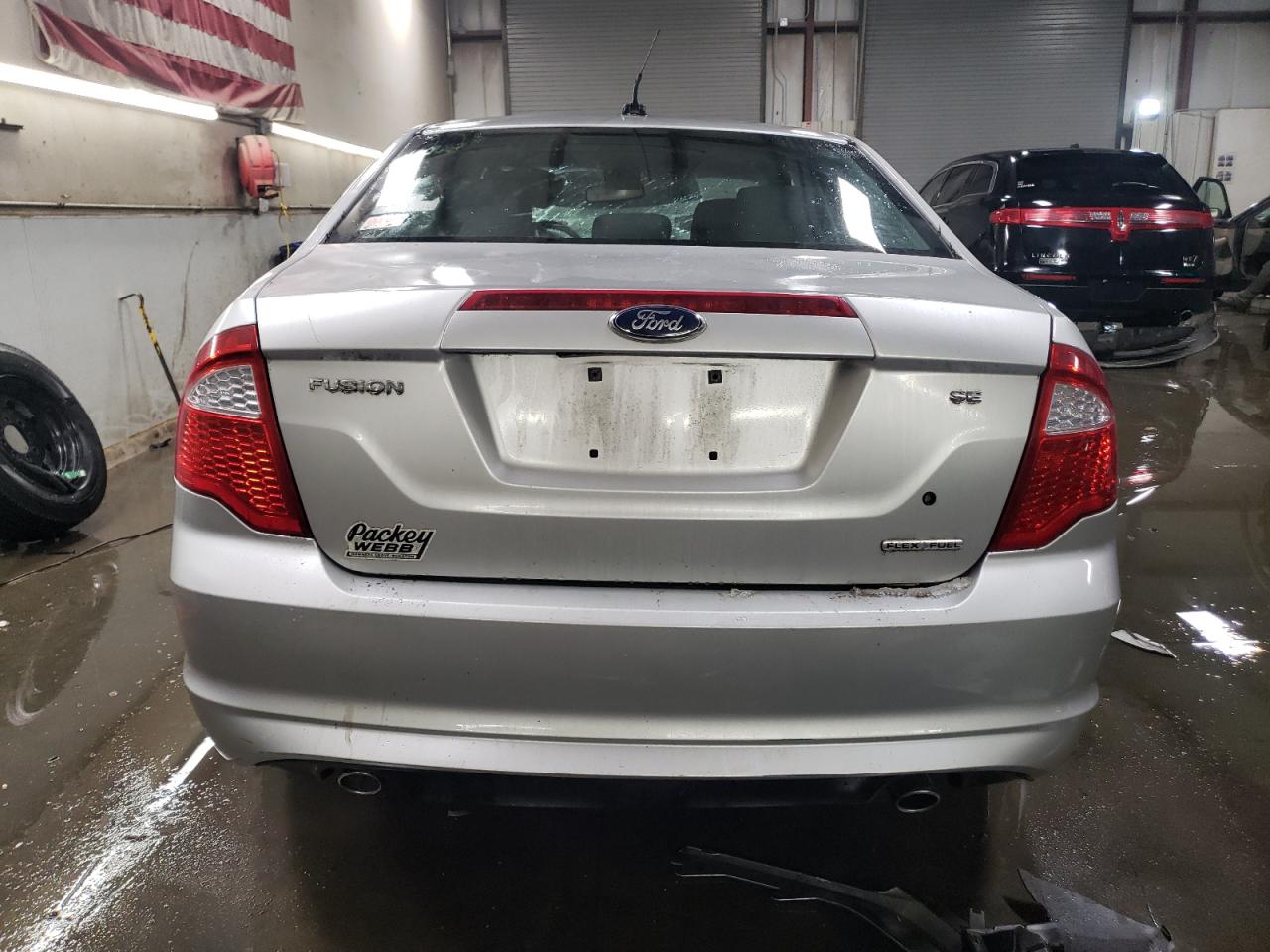 2011 Ford Fusion VIN 3FAHP0HG1BR296204 Copart auction photo, front end / side damage thumbnail 6