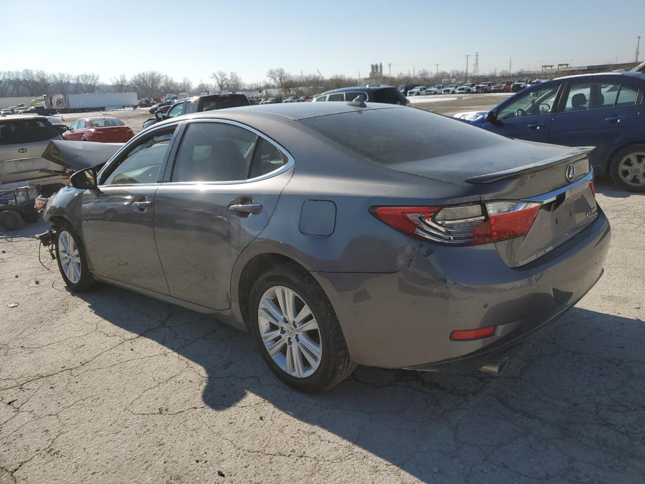 2014 Lexus ES VIN JTHBK1GG8E2105200 Copart auction photo, front end / rear end damage thumbnail 2