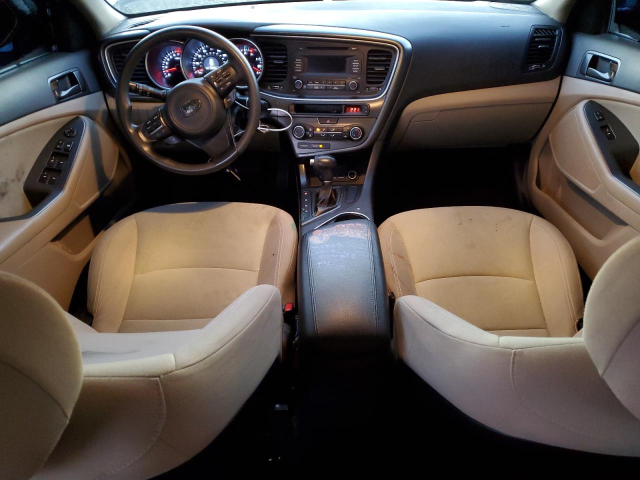 2015 KIA Optima VIN KNAGM4A76F5526714 Copart auction photo, side / mechanical damage thumbnail 8