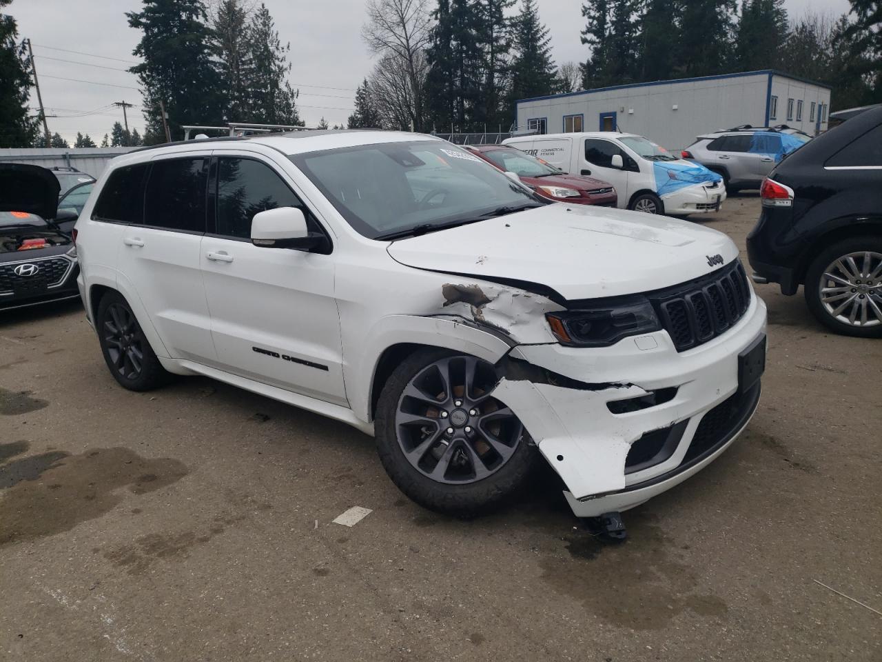 2018 Jeep Grand Cherokee VIN 1C4RJFCG5JC457421 Copart auction photo, front end damage thumbnail 4