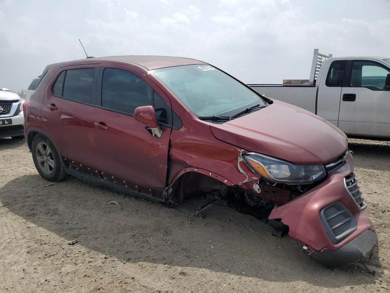 2021 Chevrolet Trax VIN KL7CJNSM1MB373918 Copart auction photo, front end / undercarriage damage thumbnail 4