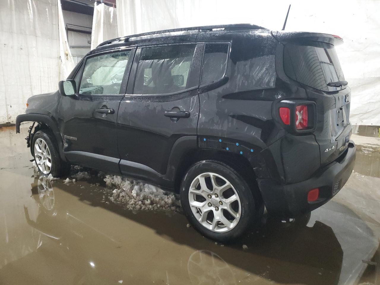 2018 Jeep Renegade VIN ZACCJBAB5JPJ41077 Copart auction photo, front end / side damage thumbnail 2
