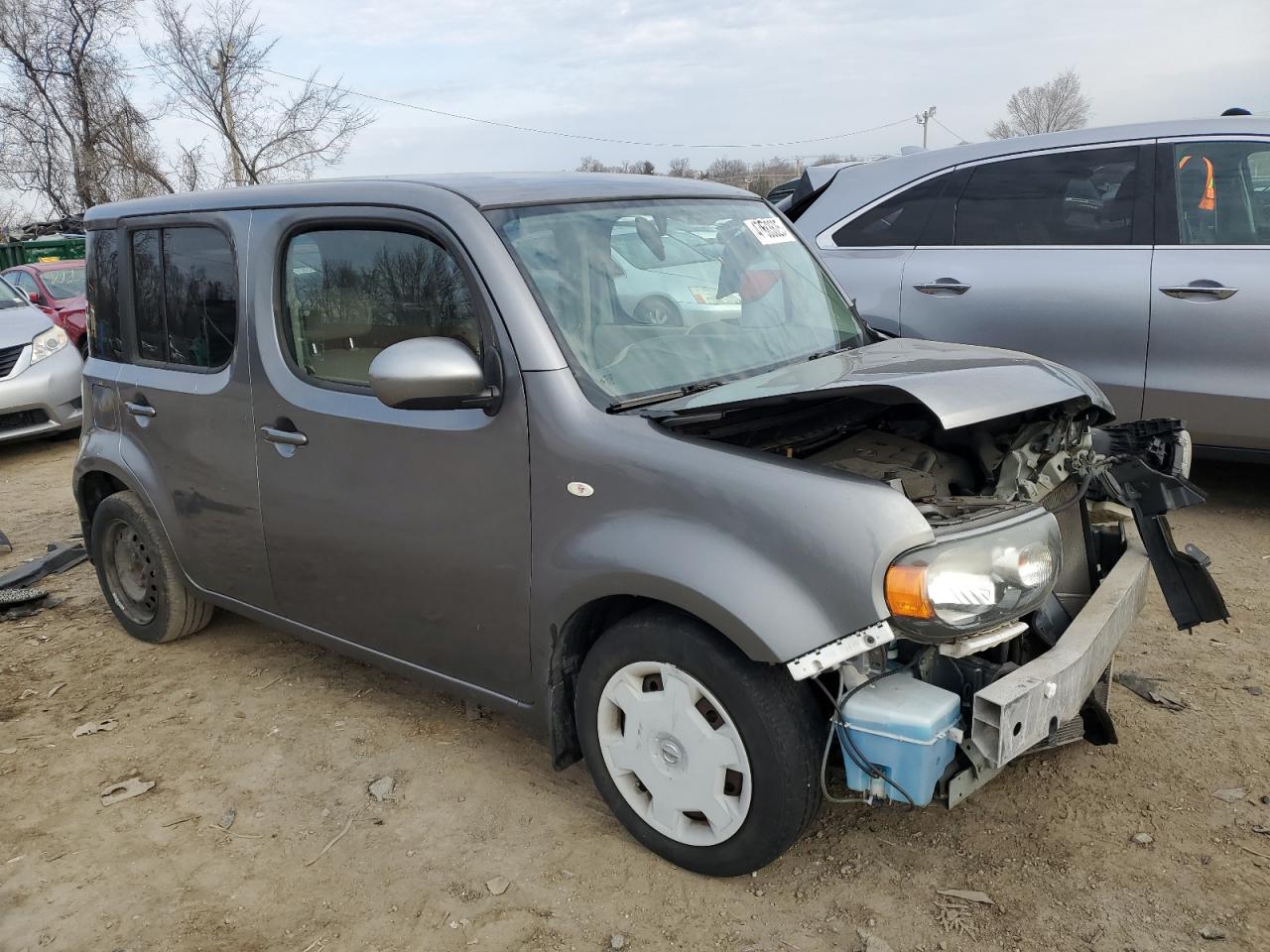2014 Nissan Cube VIN JN8AZ2KR0ET351485 Copart auction photo, front end damage thumbnail 4
