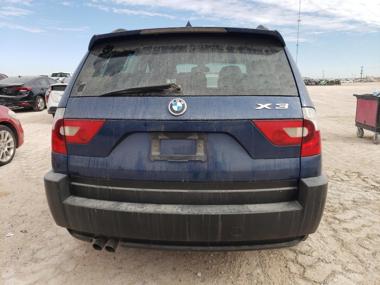 2005 BMW X3 VIN WBXPA93435WD06893 Copart auction photo, front end damage thumbnail 6