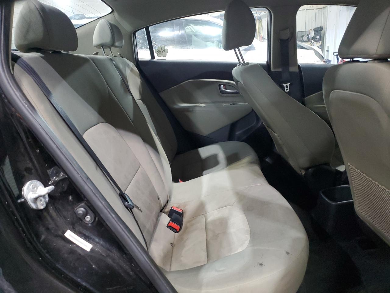 2015 KIA Rio VIN KNADM4A35F6501846 Copart auction photo, rear end / hail damage thumbnail 10