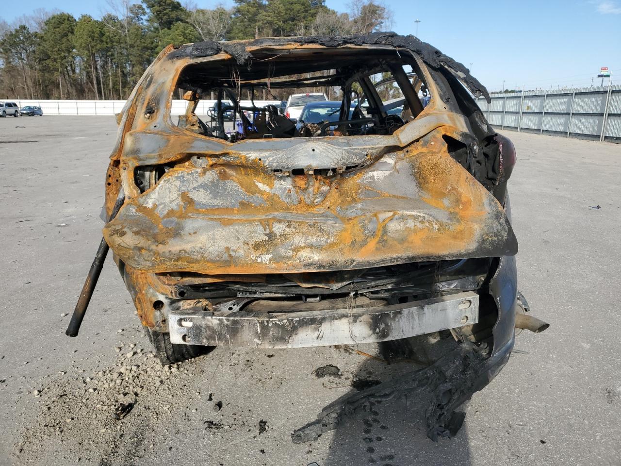 2019 Toyota Highlander VIN 5TDKZRFH7KS293637 Copart auction photo, burn / burn - engine damage thumbnail 6