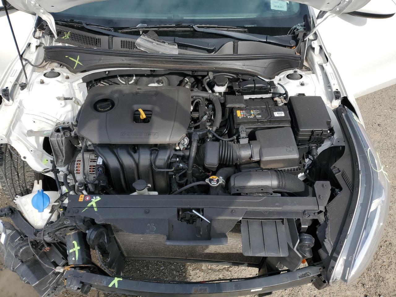 2021 KIA Forte VIN 3KPF24AD7ME329868 Copart auction photo, front end damage thumbnail 13