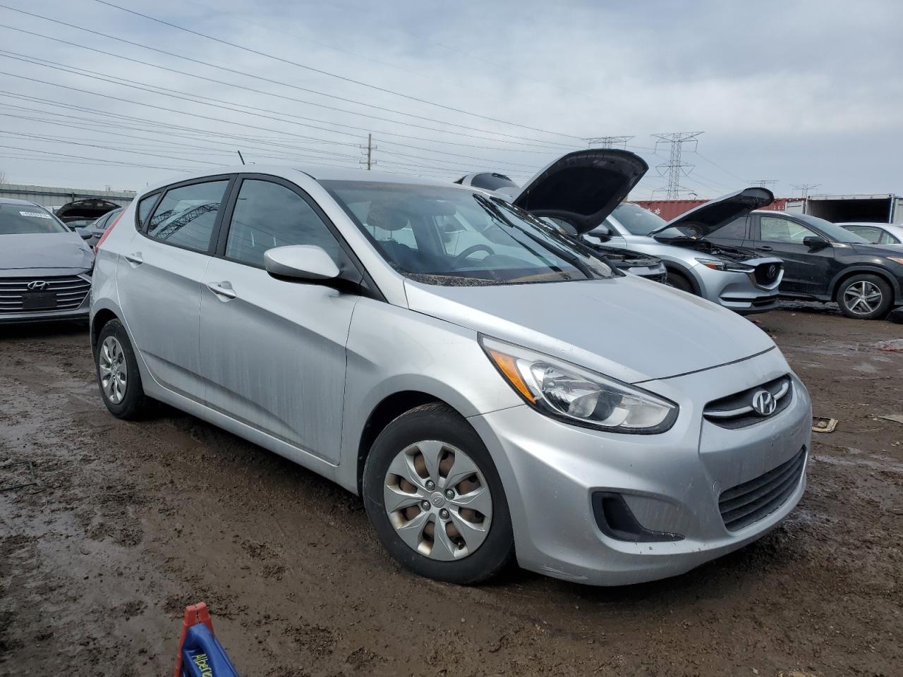 2016 Hyundai Accent VIN KMHCT5AE1GU260112 Copart auction photo, mechanical / minor dent/scratches damage thumbnail 4